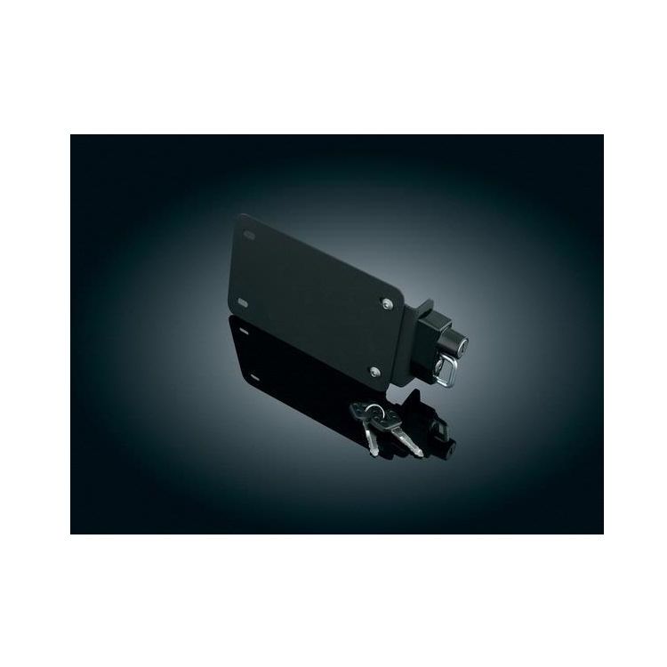 Kuryakyn Universal License Plate Helmet Lock With Mount