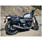 Leatherworks 303 Pony Express Throw Over Saddlebags Triumph Bonneville