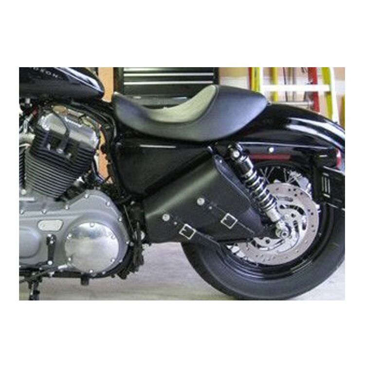 Leatherworks Left Side Solo Bag For Harley Sportster 2004-2022