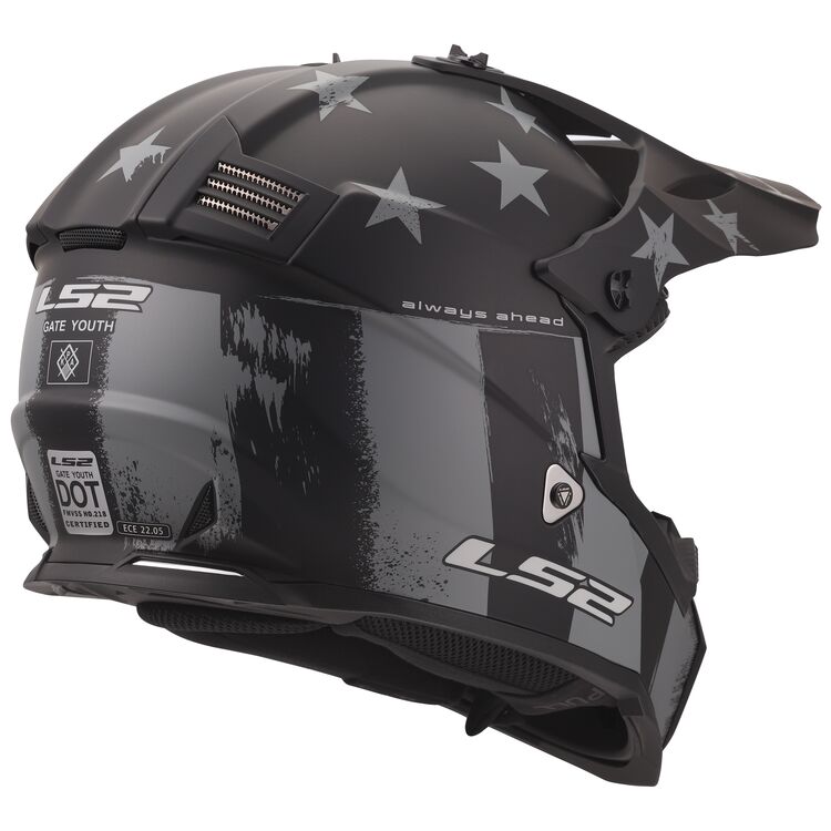 LS2 Youth Gate II Battle Scar Helmet