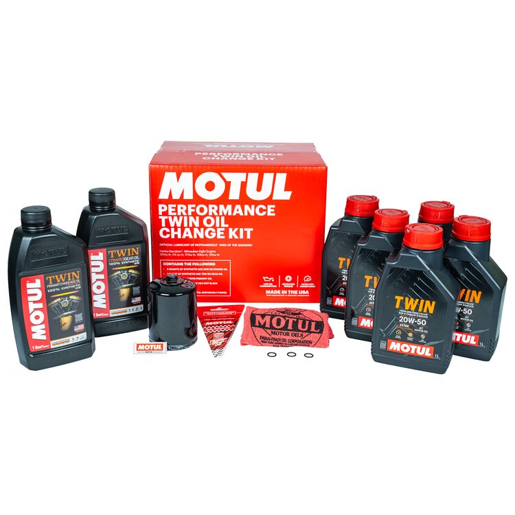 Motul Twin Oil Change Kit For Harley Milwaukee-Eight 2017-2025