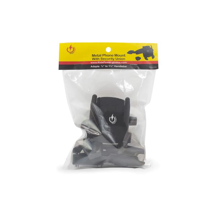 RidePower Metal Phone Mount With Security Union Ball Mounting