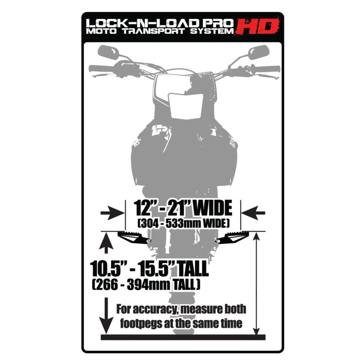 Risk Racing Lock-N-Load Pro HD Strapless Moto Transport System