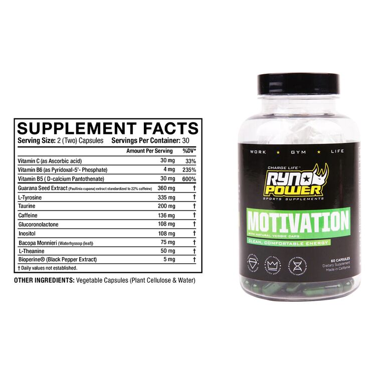 Ryno Power Motivation Capsules