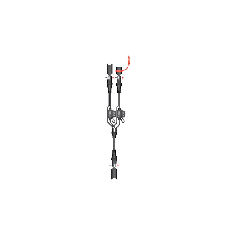 TecMate SAE Y-Split Cable With Fuse