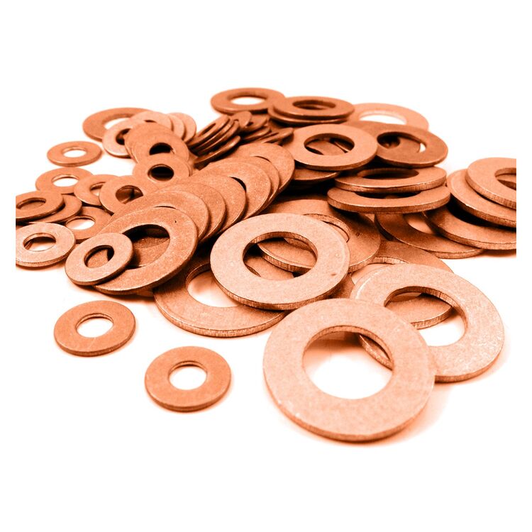 Motolis 10mm Copper Drain Plug Crush Washer