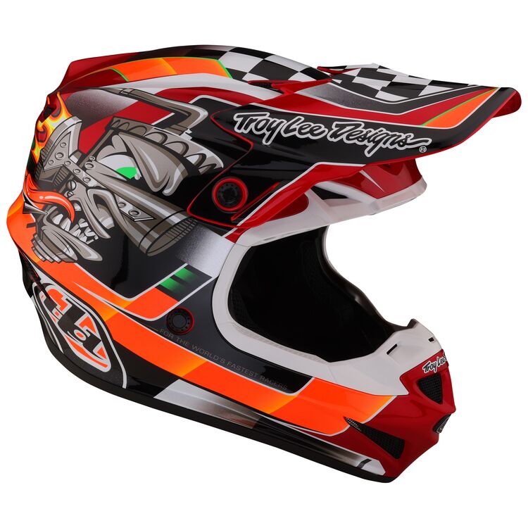 Troy Lee Youth SE4 Polyacrylite Carb Helmet