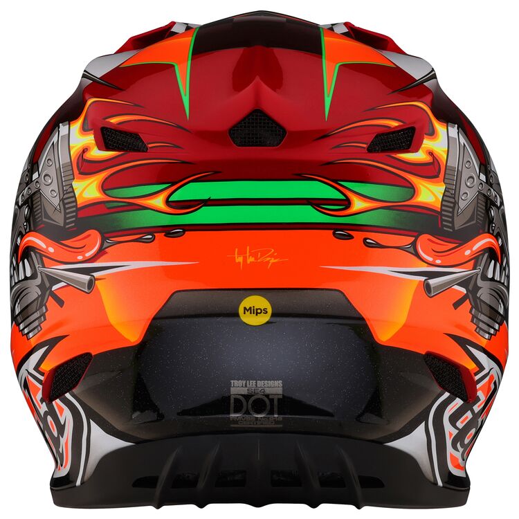 Troy Lee Youth SE4 Polyacrylite Carb Helmet